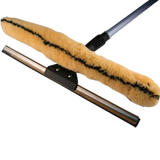 2 in 1 window cleaning t bar and squeegee