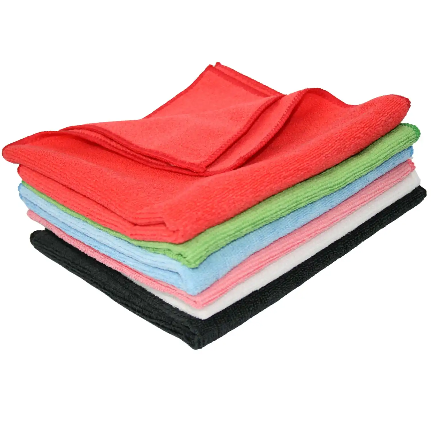 300gsm microfibre cloths (40cm x 40cm) pack of 10 different colours available 1