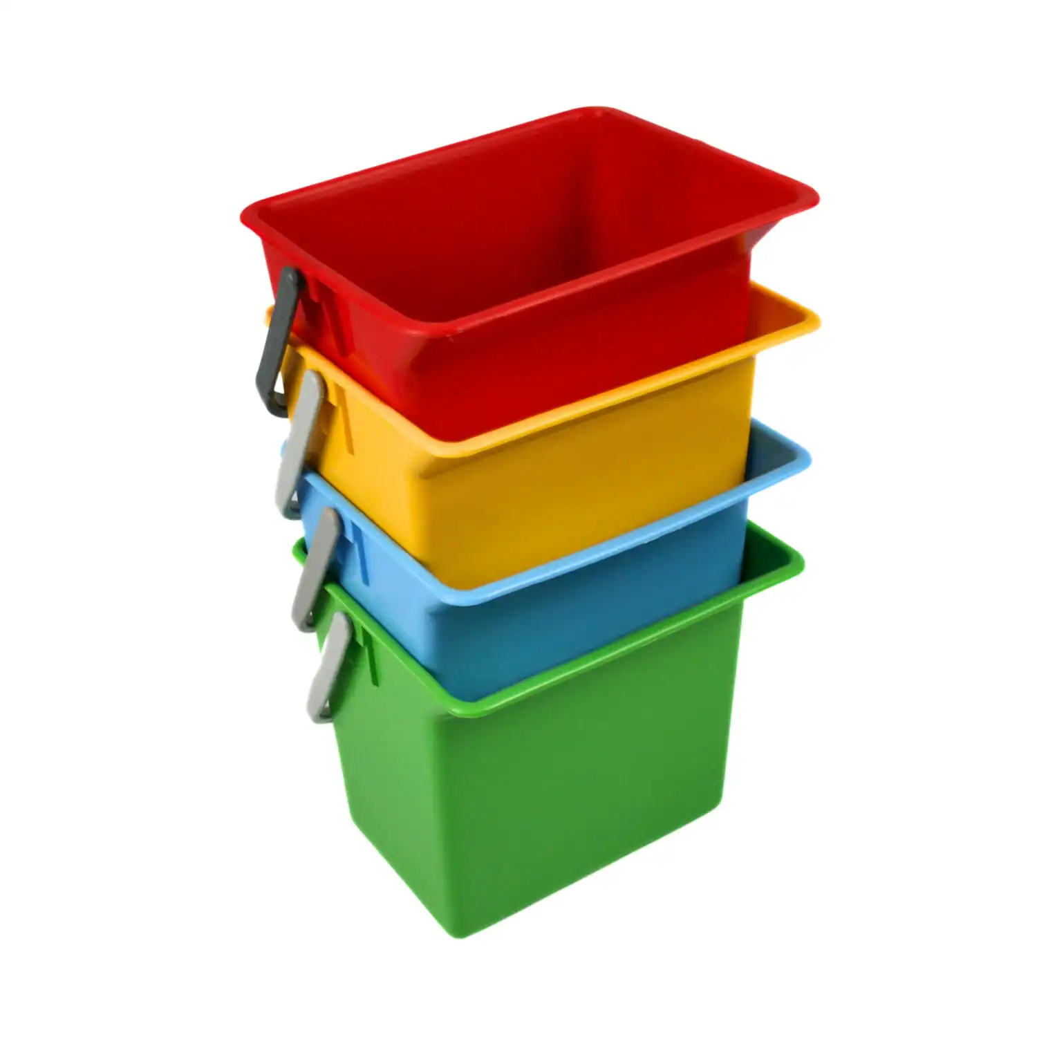 6l colour coded buckets with a lip different colours available 2