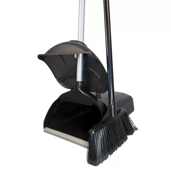 long handle scoop with whiska broom, cover and clip