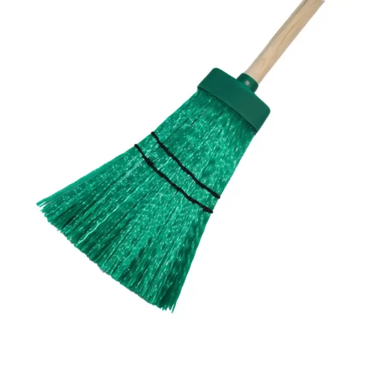 synthetic yard broom different colours available