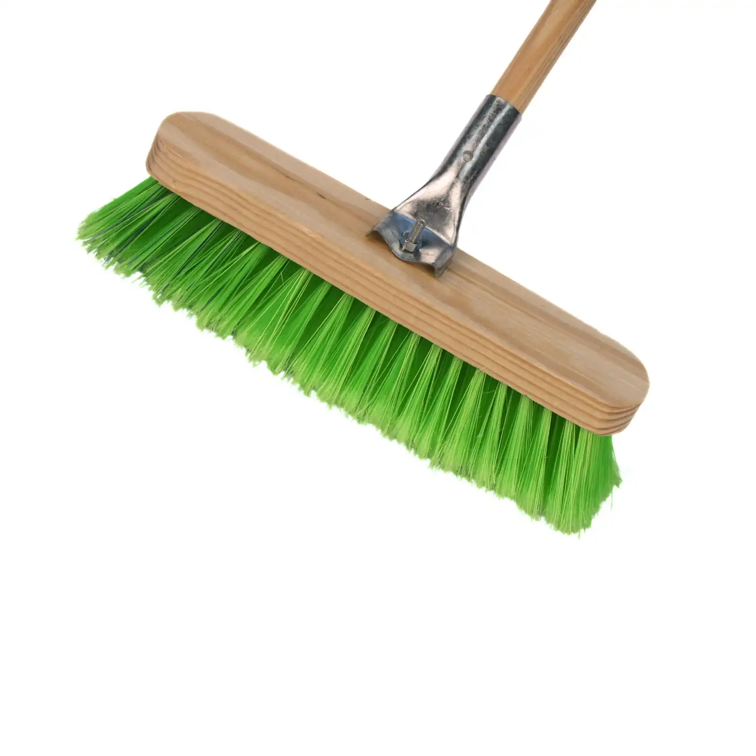 wooden handle household broom with metal connection different colours available
